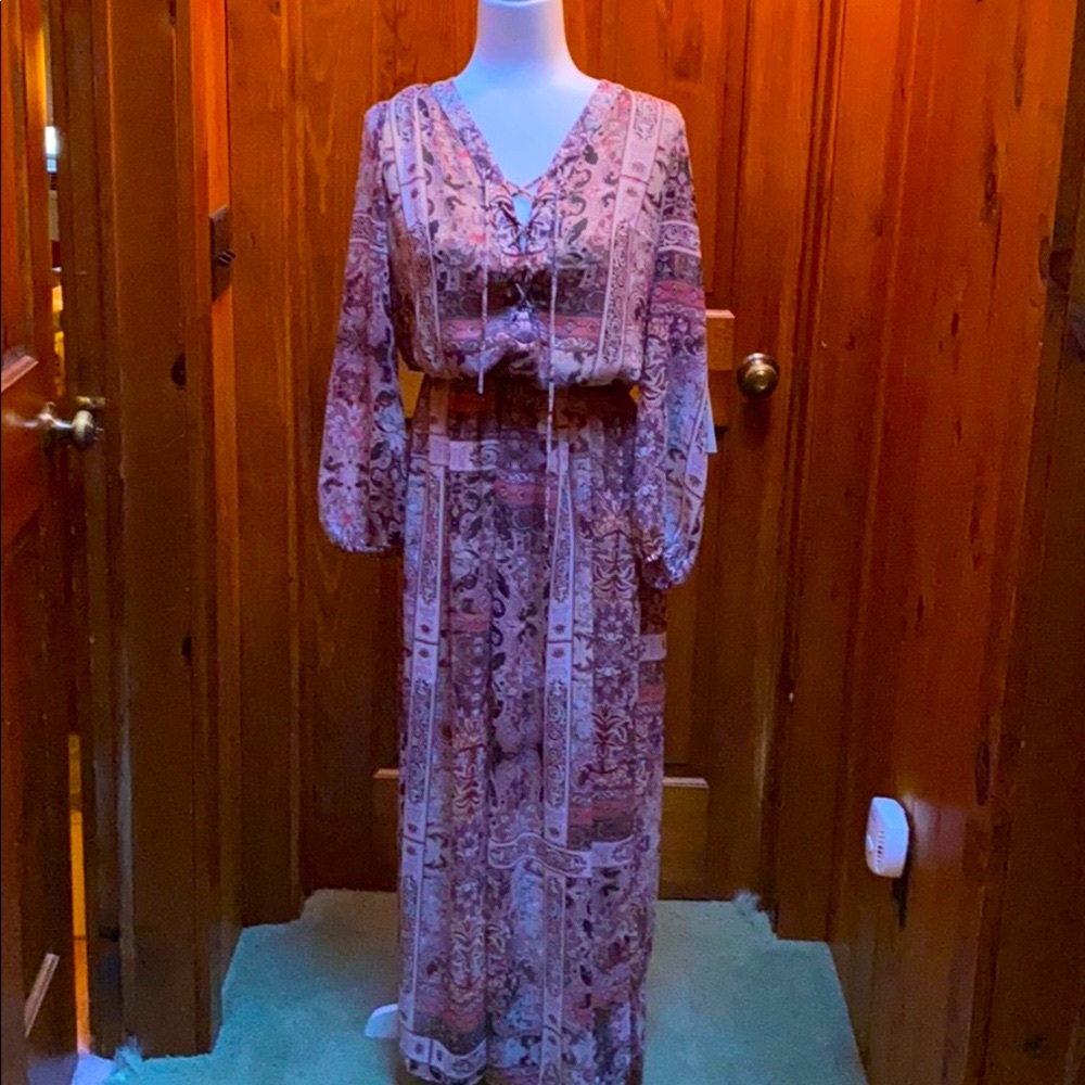 Boho Patchwork Maxi - image 1